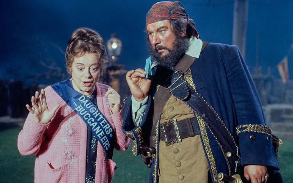 Blackbeard: The Ghostly Legend of Bristol’s Most Infamous Pirate 2 Peter Ustinov (seen here with Elsa Lanchester) brought the legendary pirate to life in Disney's 1968 comedy Blackbeard's Ghost.